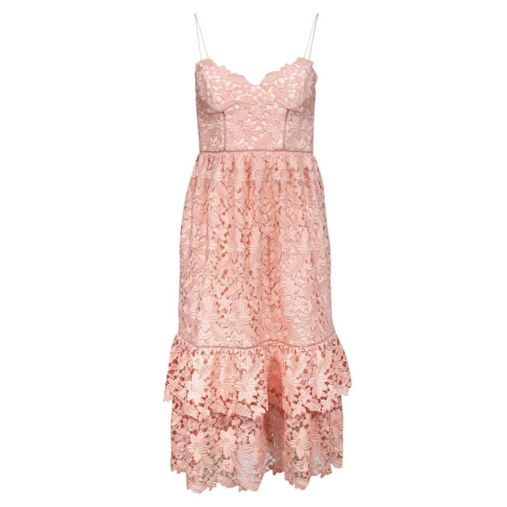 Beautiful Club Monaco Pink Lace Dress